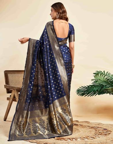 Vasthrlay Banarasi Kanjivaram Kanchipuram Pari 160 Saree With Blouse Piece