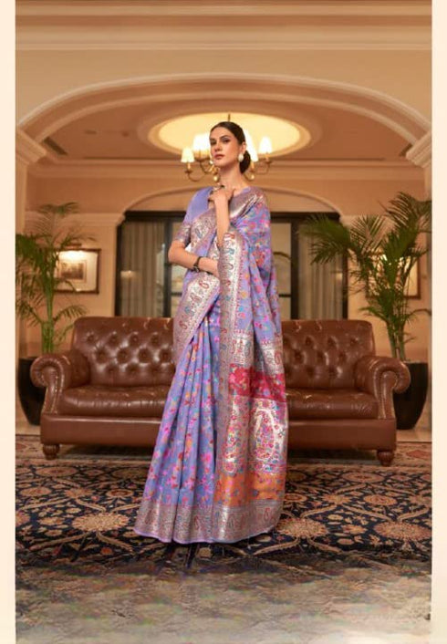 Vasthrlay Banarasi Border Saree