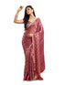 Vasthrlay Wine Unstitched Saree