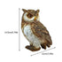 The Decorshed ployresin owl showpiece for Home Decor Garden