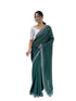Vasthrlay Georgette Embellishments Scalloped Traditional
