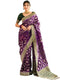 Vasthrlay Purple Kanjivaram Wedding Saree