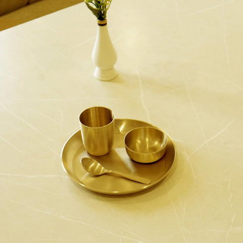 Bronze Baby Dinner Thali Set