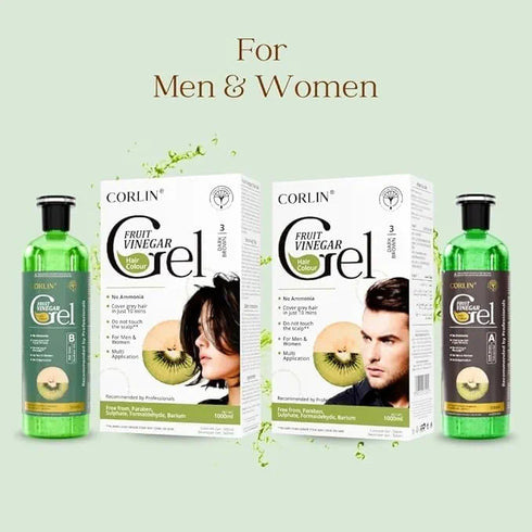 Corlin Hair Color Gel (Dark Brown)
