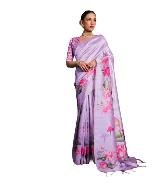 Vasthrlay Tussar Silk Saree