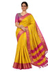Vasthrlay Traditional Matching Unstitched Orangeblack