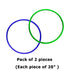 Fitfix Hula Hoop Exercise Ring for Fitness | Hula Hoop for Boys-Girls-Kids