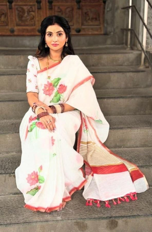 Vasthrlay Printed Elegant Lightweight Festive