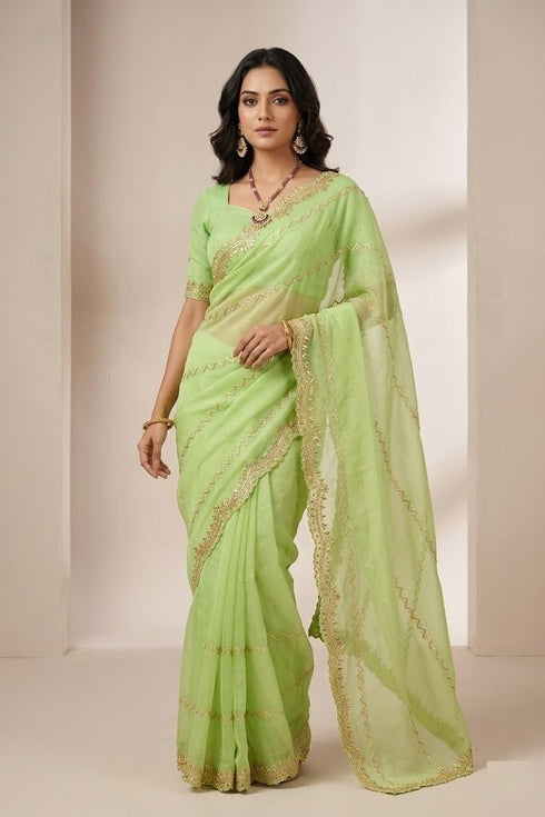 Vasthrlay Embroidered Swarovski Ethnic Wear