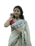 Vasthrlay Off White Madhubani Lightweight Unstitched