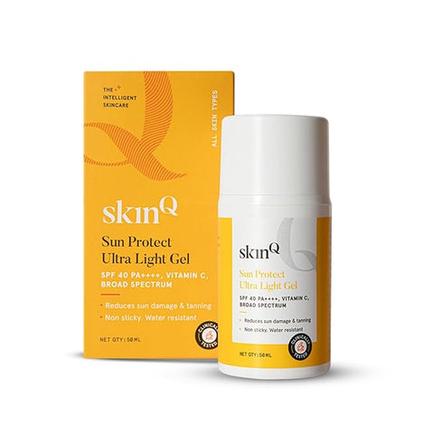 SkinQ Sunscreen for Men & Women 50ml with Vitamin C SPF 40 & Broad Spectrum PA++++
