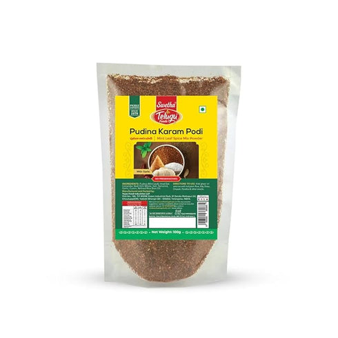 Telugu Pickles Pudina Karam Podi