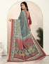 Vasthrlay Women's Cotton Kalamkari Wedding Saree With Blouse Piece