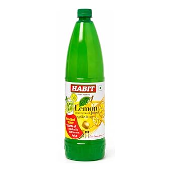 HABIT Lemon Juice Concentrate | Squeezed from Juicy Lemons