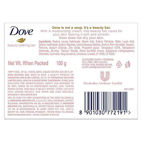 Dove Pink Rosa Beauty Bathing Bar