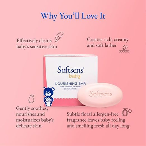 Softsens Baby Nourishing Soap Bar