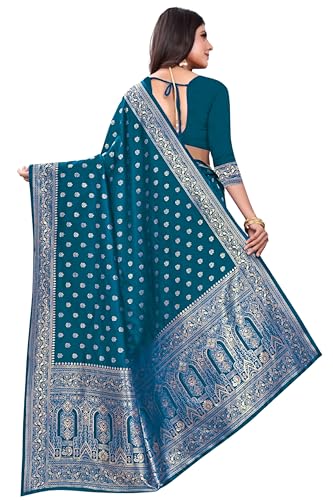 Vasthrlay Banarasi Kanjivaram Wedding Paithani Saree With Blouse Piece