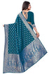 Vasthrlay Banarasi Kanjivaram Wedding Paithani Saree With Blouse Piece