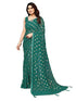 Vasthrlay Georgette Printed Unstitched Maroon Saree