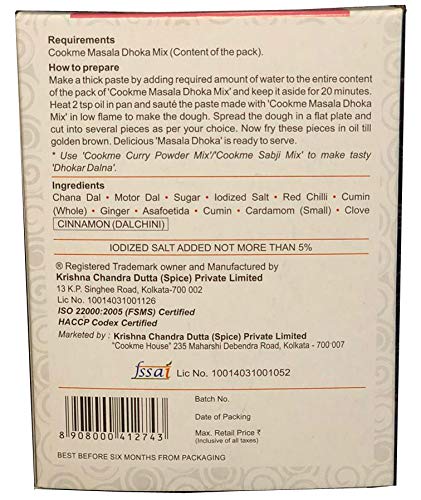 Cookme Masala Dhoka Mix Powder 100gm
