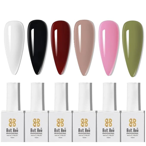 Bolt Bee Gel Nail Polish Set – 6