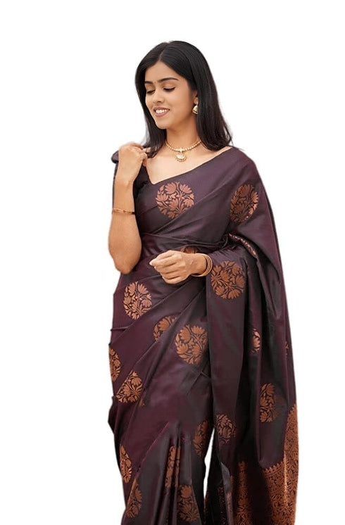 Vasthrlay Kanjivaram Unstitched Saree