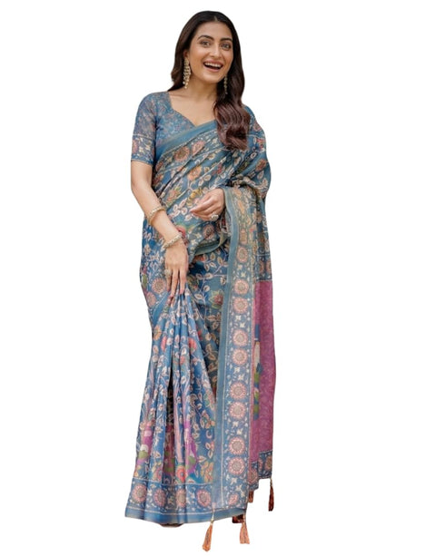 Vasthrlay Printed Handloom Unstitched