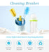 Syga Baby Milk Bottle Nipple Straw Brush Sponge Nylon Cleaning Brush Cleaner Bottle Tong Set