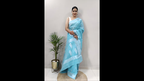 Vasthrlay Cotton Unstitched Saree