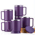 Stainless Steel Tea Cup | Coffee Mug 200 ml (Pack of 6)
