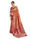 Vasthrlay Paithani Jacquard Unstitched Pink Saree