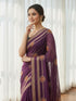 Vasthrlay Georgette Traditional Az Ys Pehenva Brown Rr Ethnic Wear