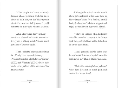 GENUINE: Prabhas Inspiring Impact on Positive Traits for a Fulfilling Life