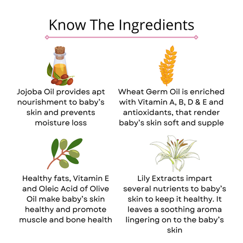 Omorfee India Bloom Baby Massage Oil