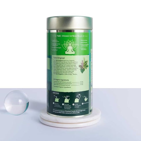 Organic India Organic India Tulsi Original Tea Tin packet
