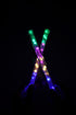 Anshri Light Dandiya Stick | Garba Sticks With Silver Color