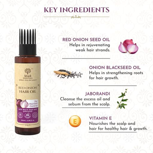 Khadi Eco Essentials Red Onion Oil