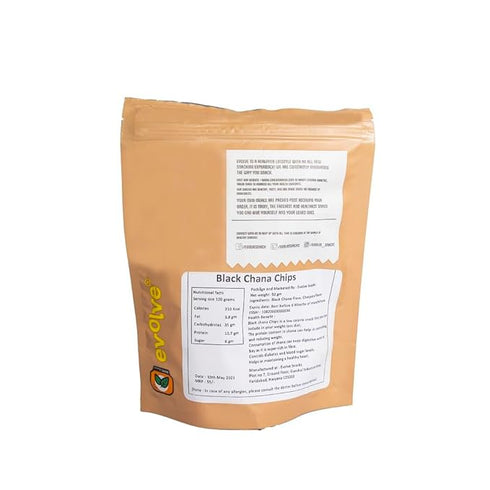 Evolve Black Chana Chips Healthy Snacks