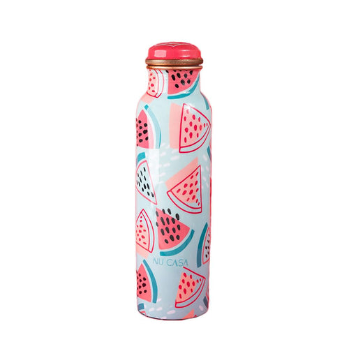 Pure Copper Bottle 1000ML Summer Floral