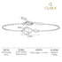 Clara 925 Sterling Silver Real Pearl Pendant Bracelet