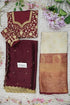 Vasthrlay South Indian Style Unstitch Half Saree Lehenga Choli For Women | Pl235
