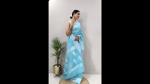 Vasthrlay Cotton Unstitched Saree