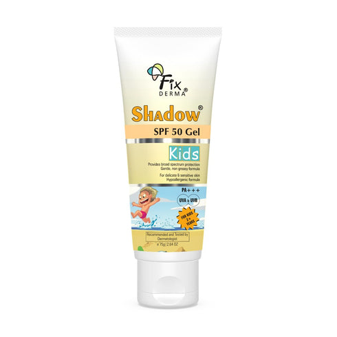 Fixderma Shadow Sunscreen SPF 50+ Gel for Kids PA+++