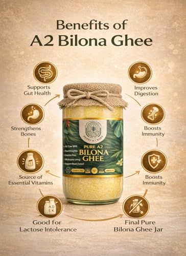 Herbs & Crops A2 Gir Cow Desi Ghee