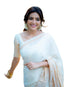 Vasthrlay Kanjivaram Saree Blouse Off White
