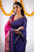 Vasthrlay Kanjivaram Unstitched Saree