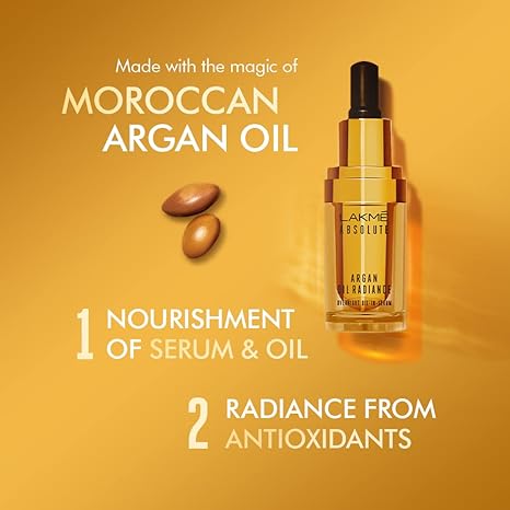 Lakme Absolute Argan Oil Radiance Overnight Oil|In|Serum
