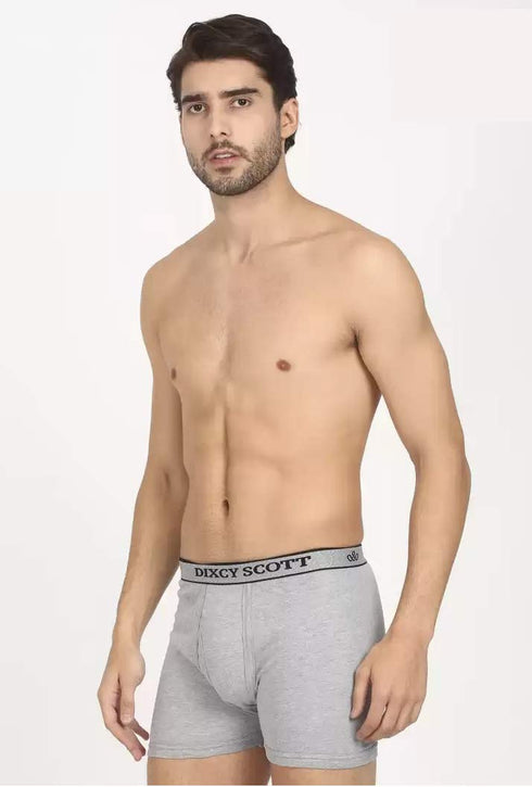 Dixcy Scott Men's Cotton Cross Trunk - Mix Colors (Pack Of 7)