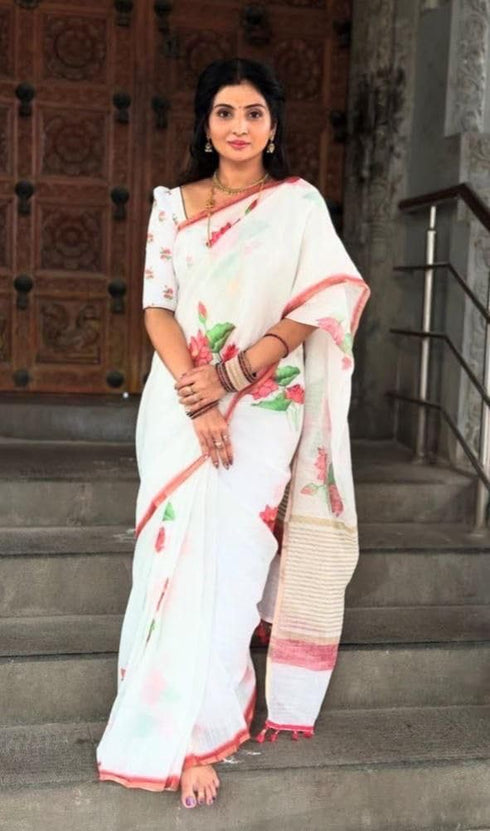 Vasthrlay Printed Elegant Lightweight Festive