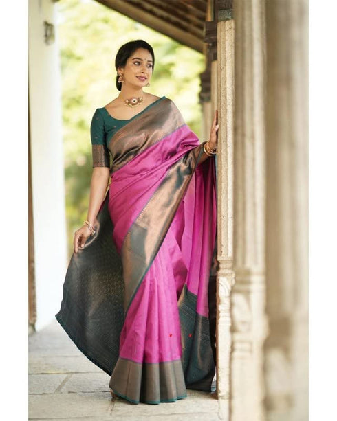 Vasthrlay Banarasi Border Saree